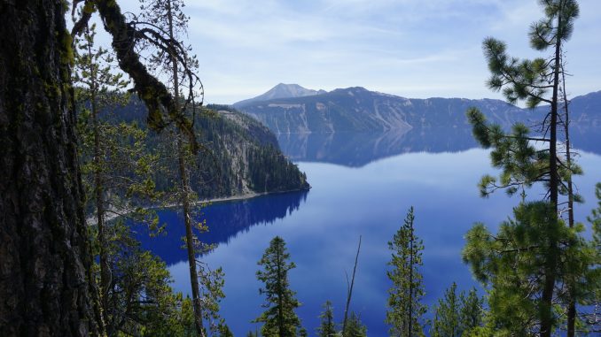 The imaginatively named Crater Lake