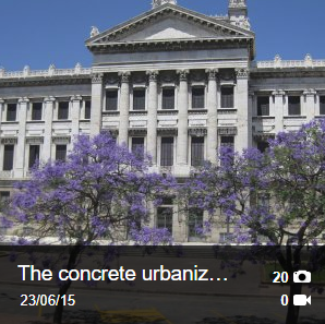 The concrete urbanization of major cities