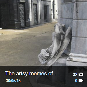 The artsy memes of human culture